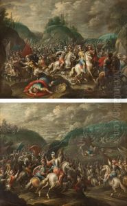 Escenas De Batallas by Pauwel Casteels
