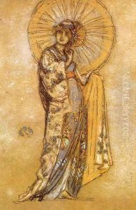 The Japanese Dress by James Abbott McNeill Whistler