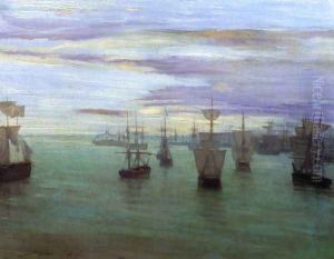 Crepuscule in Flesh Colour and Green: Valparaiso by James Abbott McNeill Whistler
