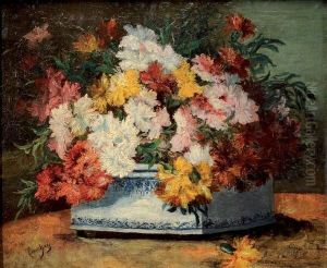 Jardiniere Fleurie by Eugene Henri Cauchois