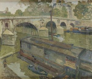 Le Bateau Lavoir by Leon Cauvy
