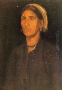 Head of a Peasant Woman by James Abbott McNeill Whistler