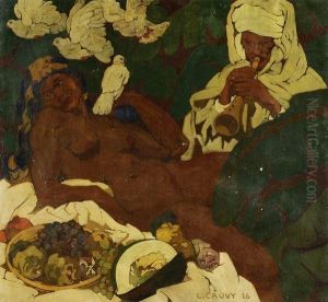 Odalisque Noire by Leon Cauvy