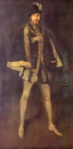 Arrangement in Black, No. 3: Sir Henry Irving as Philip II of Spain - view 1