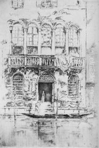 The Balcony by James Abbott McNeill Whistler