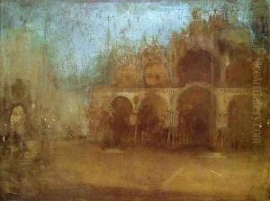 Nocturne: Blue and Gold - St Mark's, Venice by James Abbott McNeill Whistler