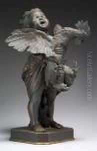 Enfant Au Coq by Adriano Cecioni