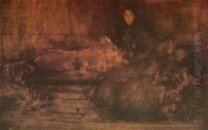 Brown and Gold: Portrait of Lady Eden by James Abbott McNeill Whistler