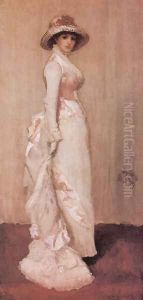 Nocturne in Rosa und Grau, Porträt der Lady Meux by James Abbott McNeill Whistler