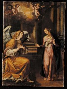 Annunciazione by Giuseppe Cesari