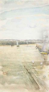 Scene on the Mersey by James Abbott McNeill Whistler