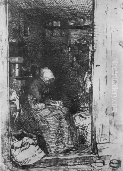 La Vielle aux loques (Old Woman with Rags) - view 1