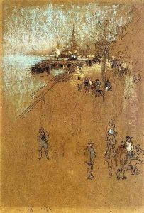 The Zattere; Harmony in Blue and Brown by James Abbott McNeill Whistler