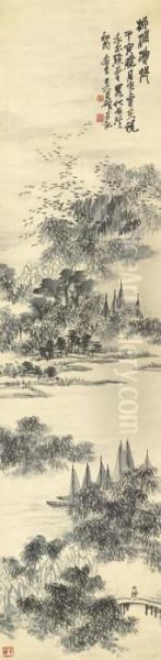 Birds Fleeing Winter - view 1