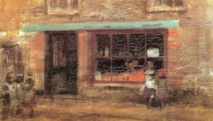 Blue and Orange: The Sweet Shop by James Abbott McNeill Whistler