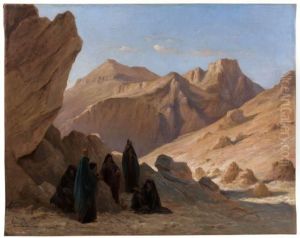 La Halte, Palestine by Paul Louis Leger Chardin