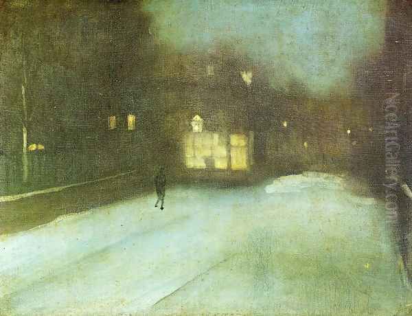Nocturne: Grey and Gold - Chelsea Snow - view 1