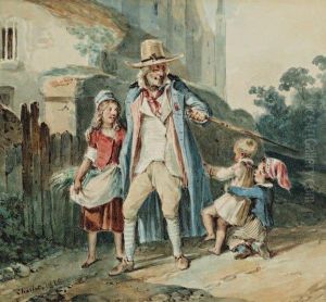 Un Vieillard En Promenade