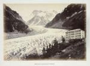 Le Mer De Glace, Vue Prise Du Montenvers by Charnaux Freres & Cie.