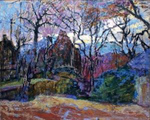 Paysage De Riviere En Automne En Auvergne by Victor Charreton