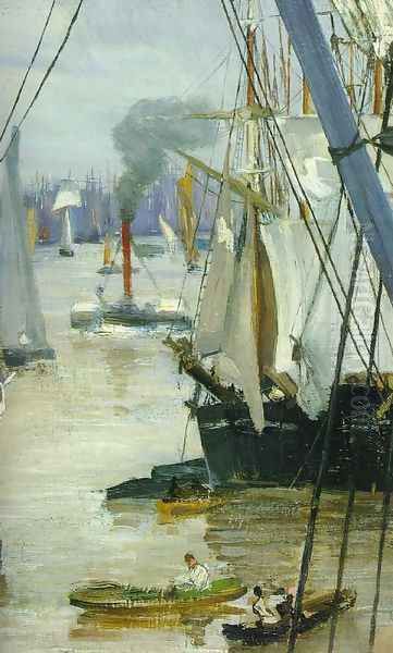 Wapping on Thames (detail) - view 1