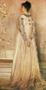 Symphony in Flesh Colour and Pink: Portrait of Mrs. Frances Leyland by James Abbott McNeill Whistler