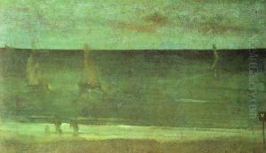 Nocturne: Blue and Silver - Bognor by James Abbott McNeill Whistler