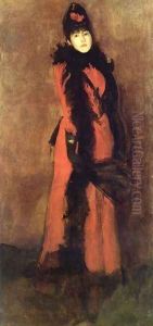 Red and Black: the Fan by James Abbott McNeill Whistler