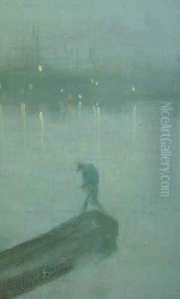 Nocturne in Blue and Gold, Old Battersea Bridge (detail) - view 1