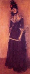 Rose et argent: La Jolie Mutine by James Abbott McNeill Whistler