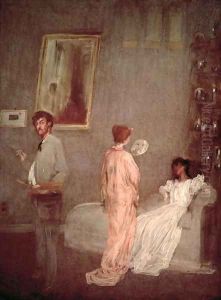 Whistler in his studio 1865 66 by James Abbott McNeill Whistler