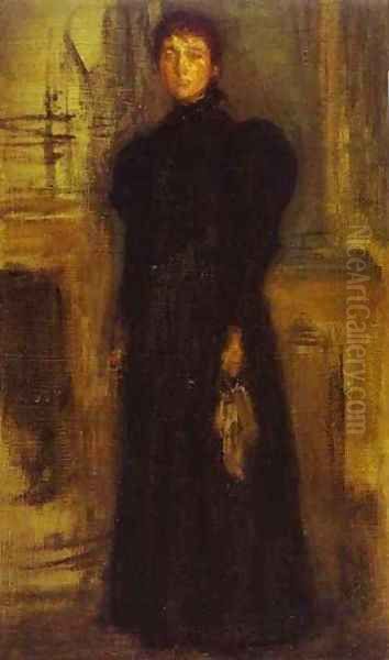 Miss Rosalind Birnie Philip Standing 1897 - view 1