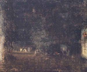 Nocturne in Green and Gold 1877 by James Abbott McNeill Whistler