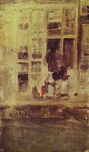 The Grey House 1889 by James Abbott McNeill Whistler