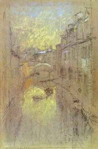 Winter Evening 1880 by James Abbott McNeill Whistler