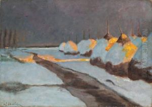 Les Meules Sous La Neige