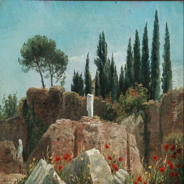 From The Palatine Hill In Rome - view 1