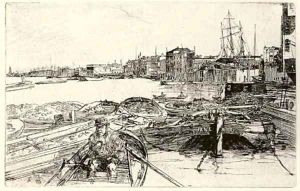 The Pool 2 by James Abbott McNeill Whistler