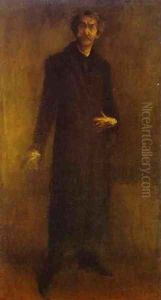 Brown And Gold (Self Portrait) 1895-1900 by James Abbott McNeill Whistler