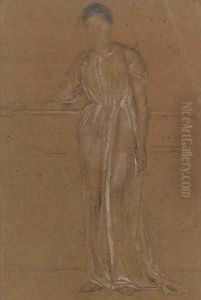 Draped Figure, Standing by James Abbott McNeill Whistler