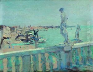 Veduta Da Un Balcone Della Libreria by Emma Ciardi
