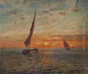 Puesta De Sol En Abril by Beppe Ciardi
