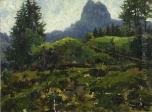 Paesaggio Alpino by Guglielmo Ciardi
