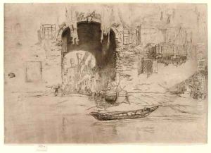 San Biagio, from Twenty Six Etchings by James Abbott McNeill Whistler