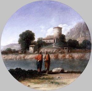 Landscape with Christ and St Peter