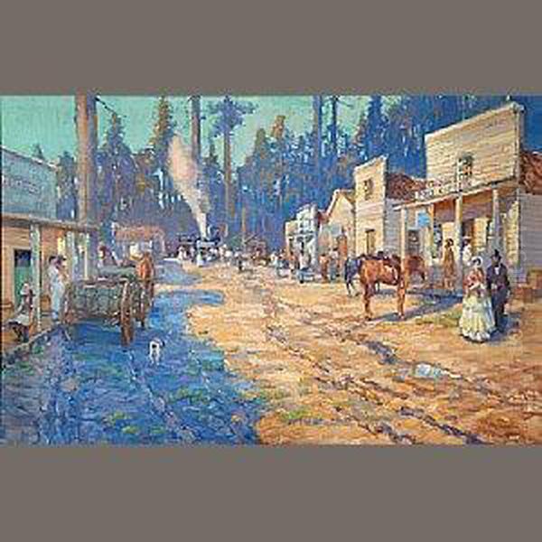The Passing Of The Pony Express - view 1