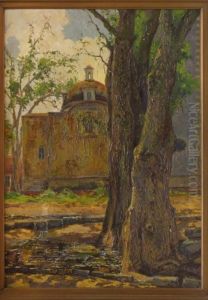 Iglesia De San Angel by Joaquin Clausell