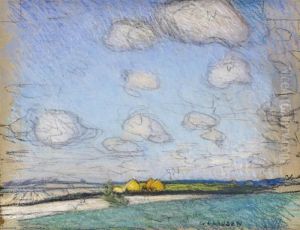 Haystacks by George Clausen