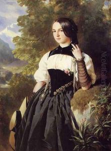 A Swiss Girl from Interlaken