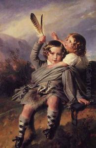 Prince Alfred and Princess Helena by Franz Xavier Winterhalter
